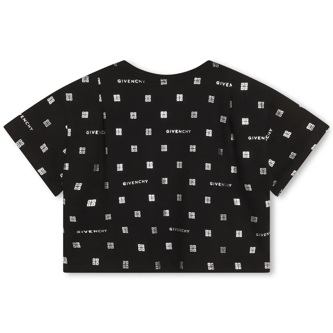 Black 4G Logo Print T-Shirt