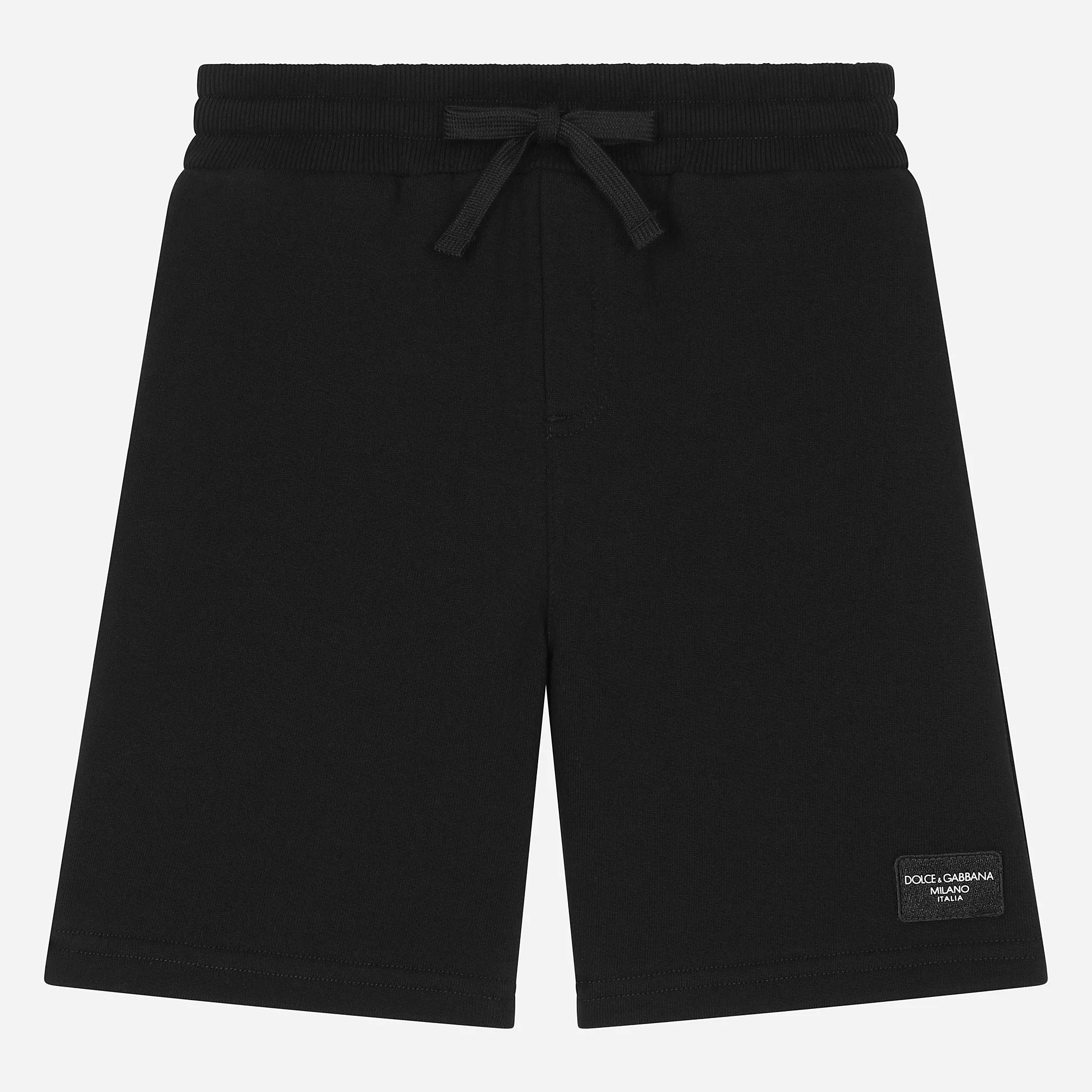 Black Logo Plaque Shorts