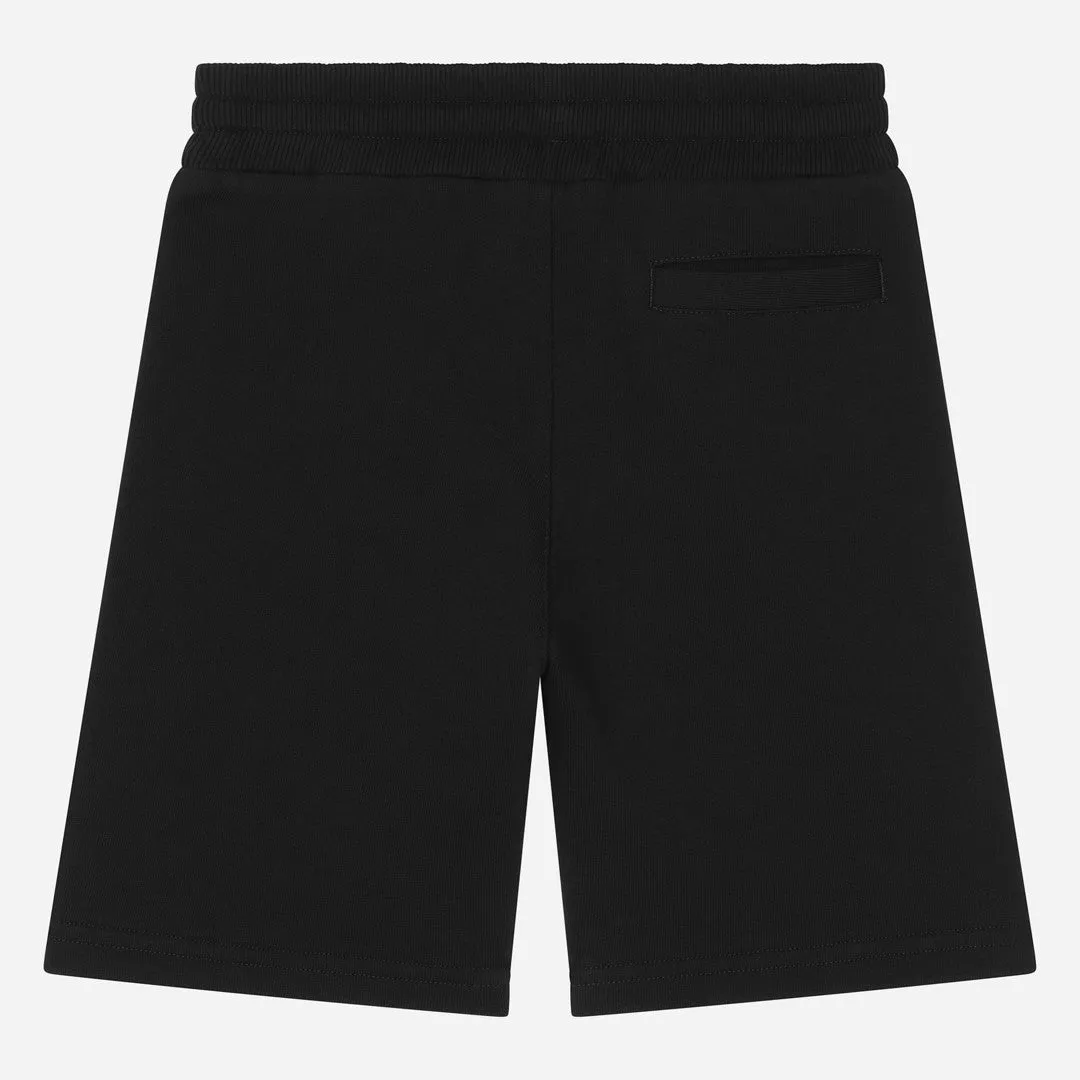 Black Logo Plaque Shorts