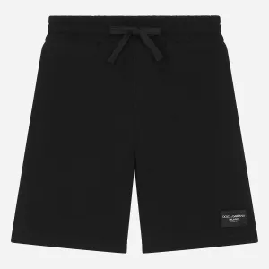 Black Logo Plaque Shorts