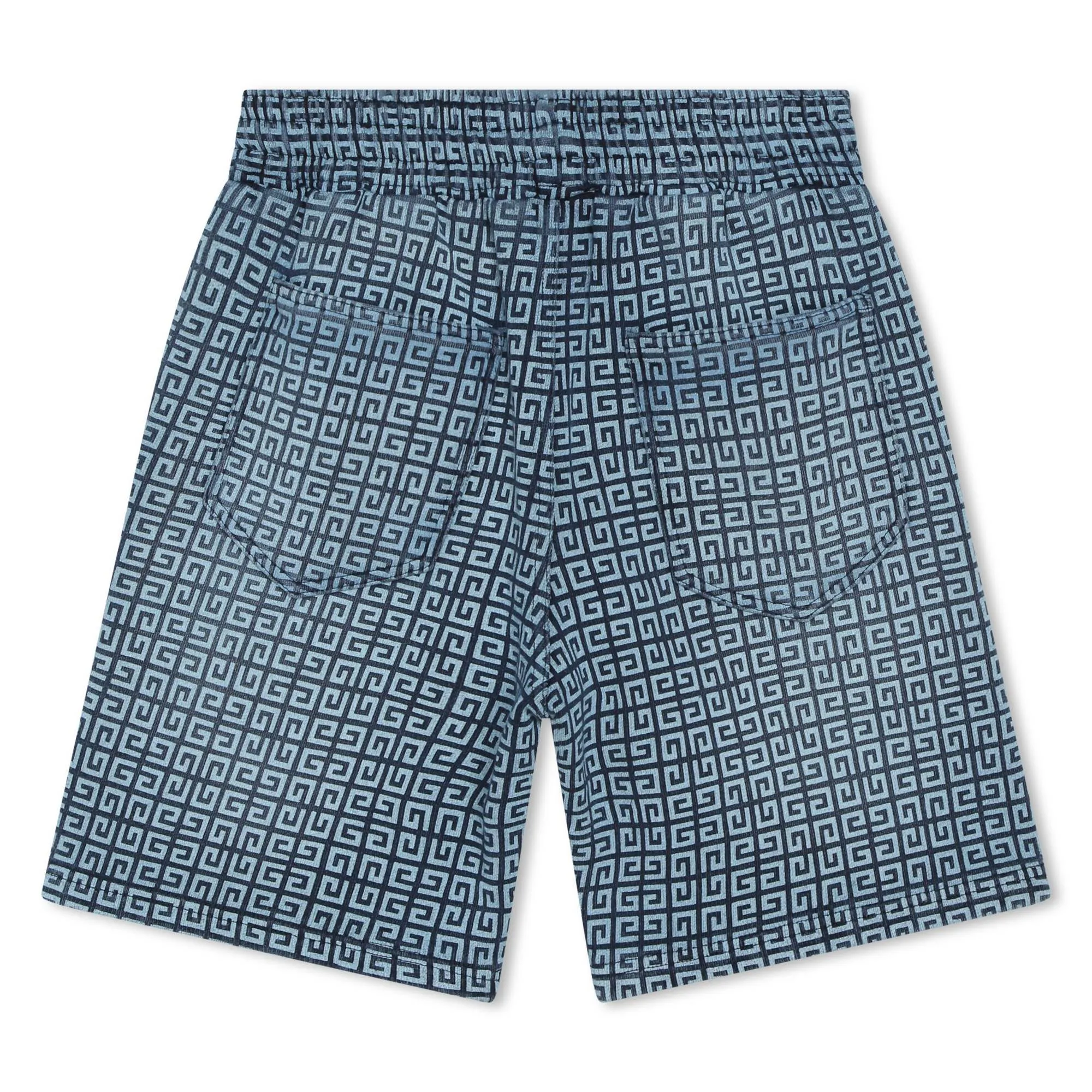 Blue 4G Print Shorts