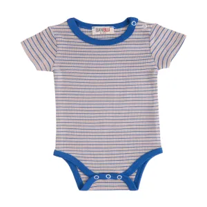 Blue Striped Modal Bodysuit