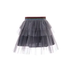 Grey Mini Tutu Skirt