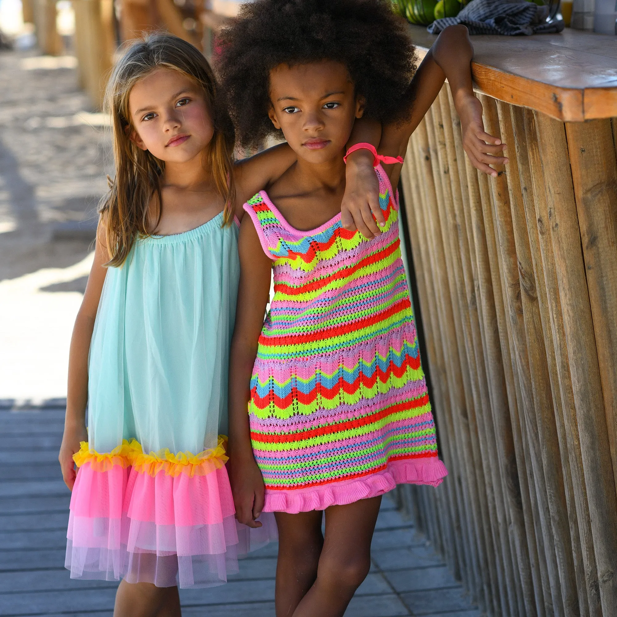 Multi-Colored Tulle Dress