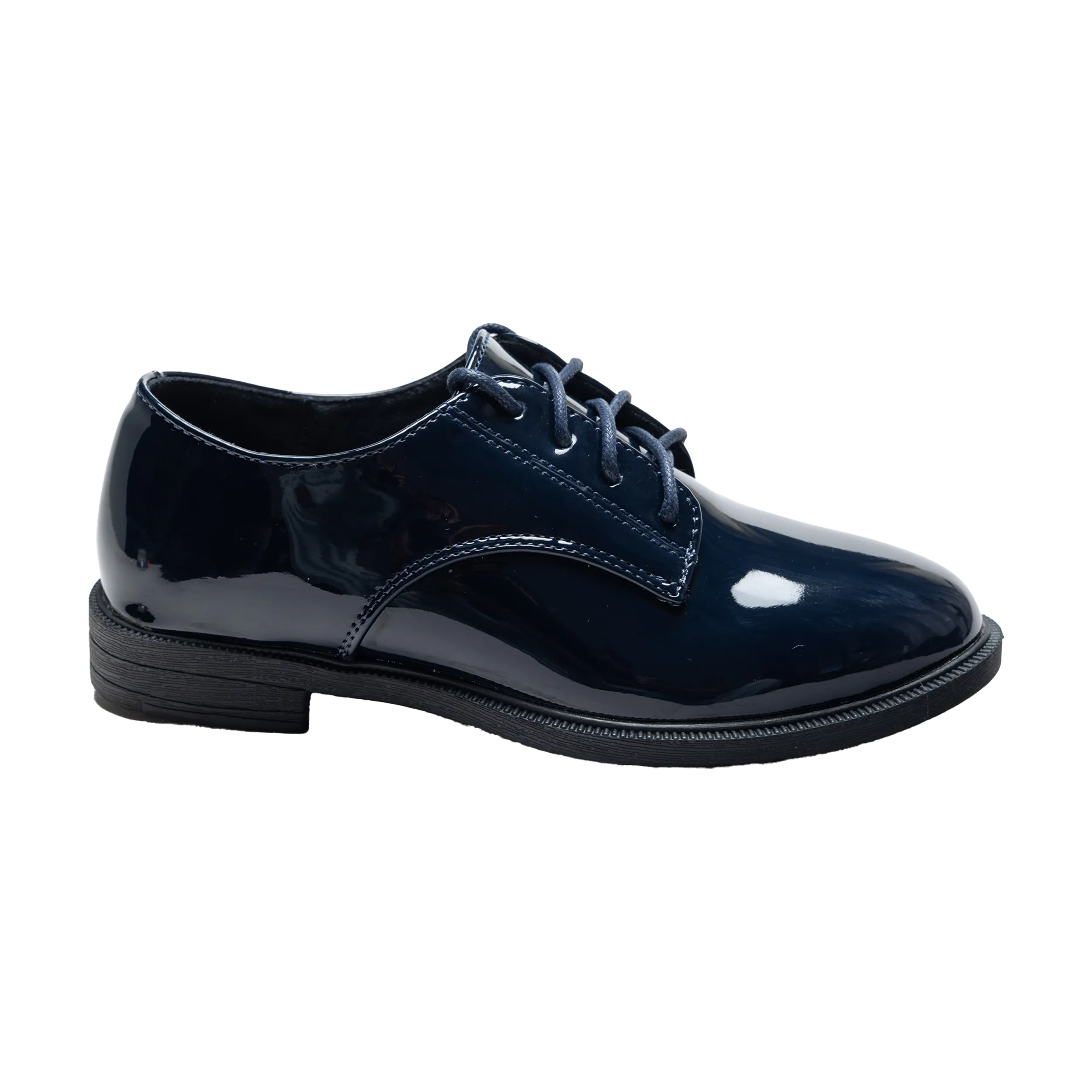 Navy Oxford Laced Dress Shoes