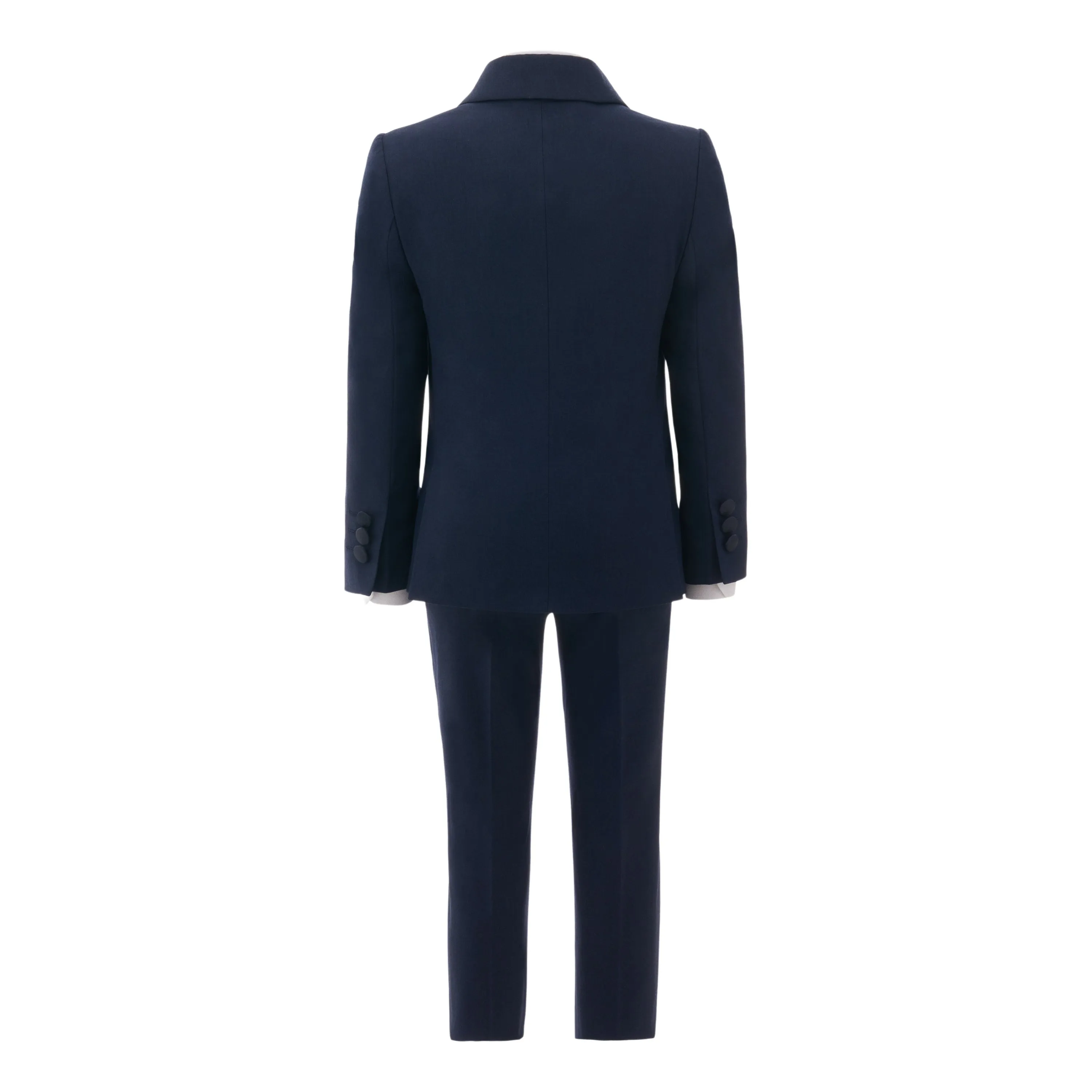 Navy Peak Lapel Suit