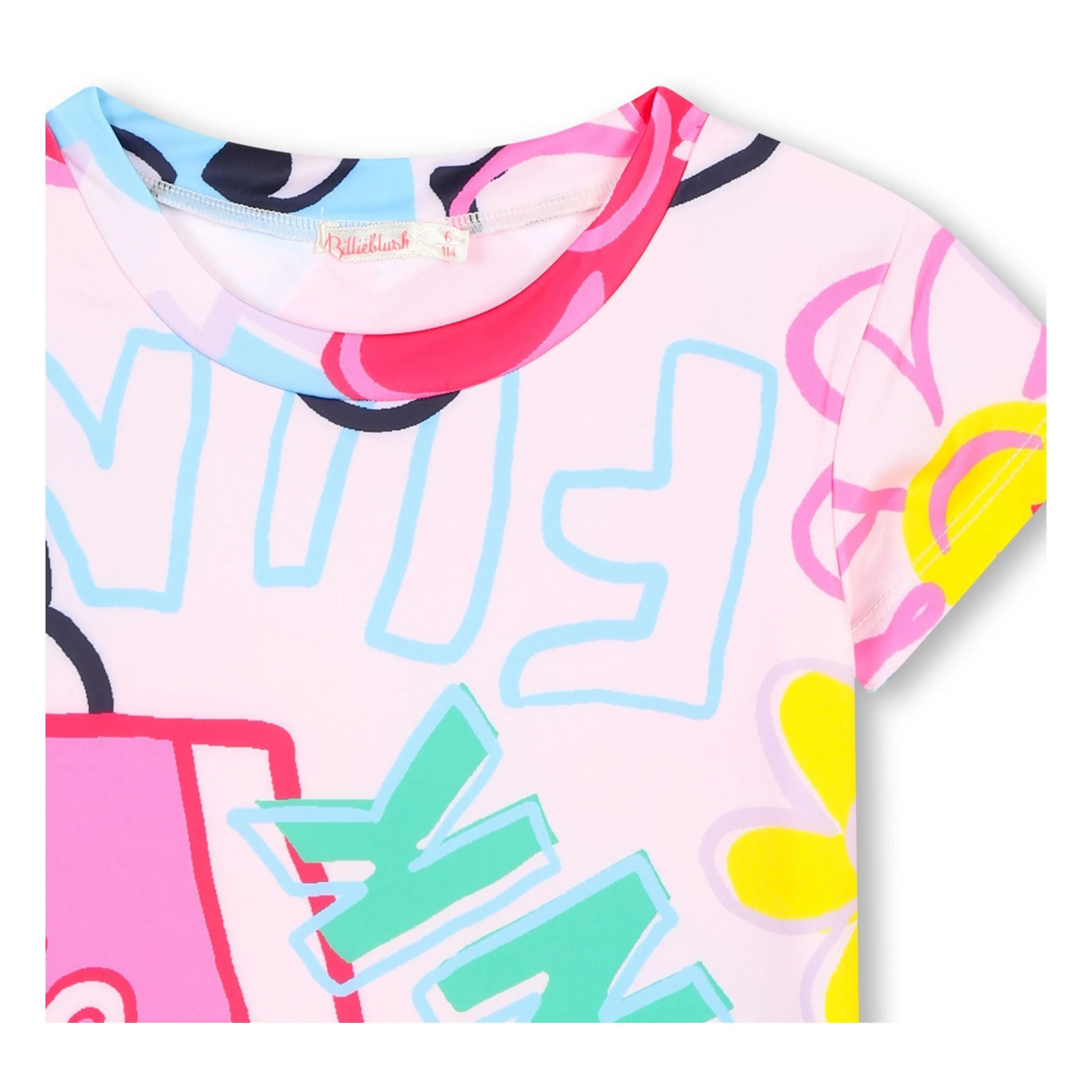 Pink Floral Graphic T-Shirt