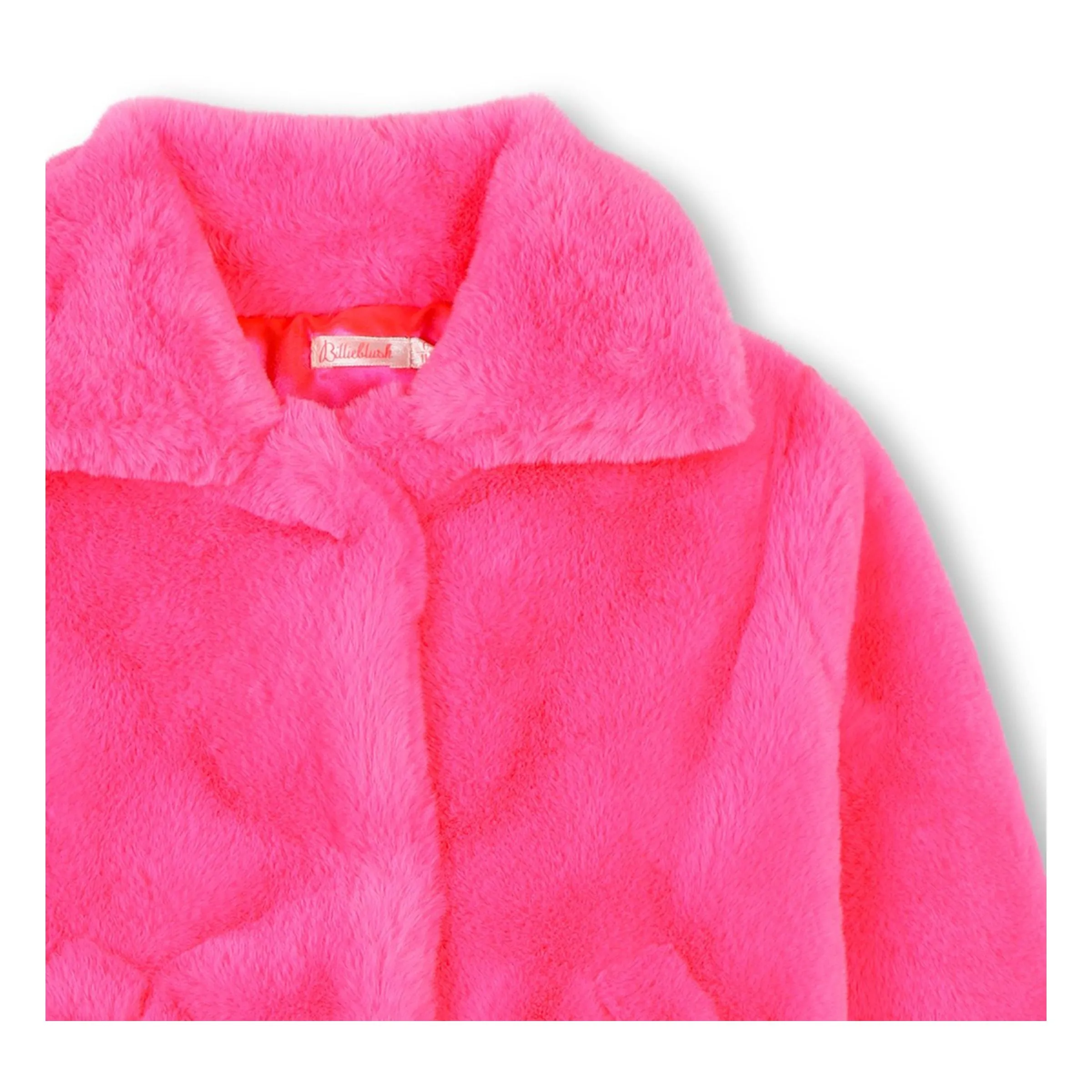 Pink Neon Fleece Coat