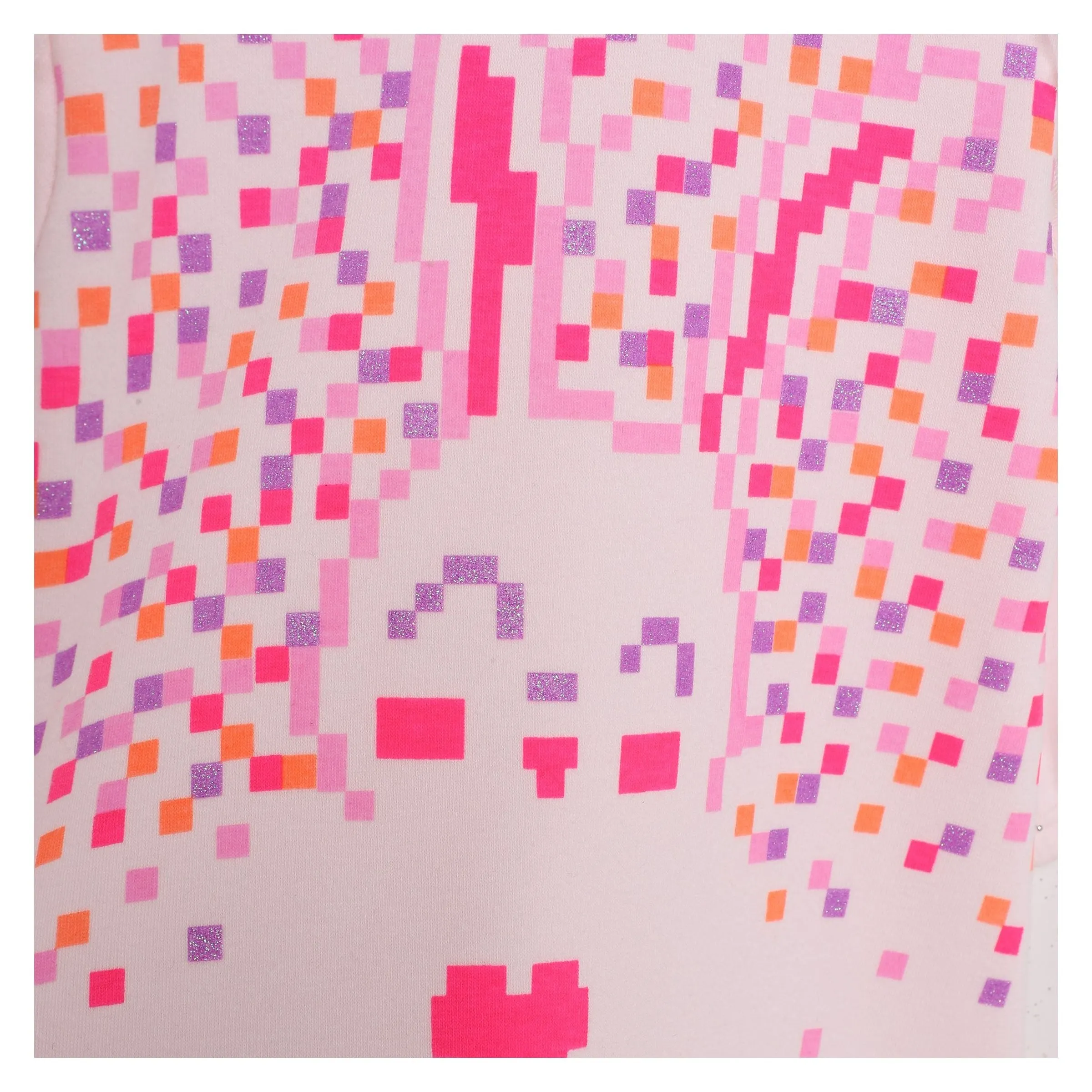 Pink Pixel Bunny Sweater Dress