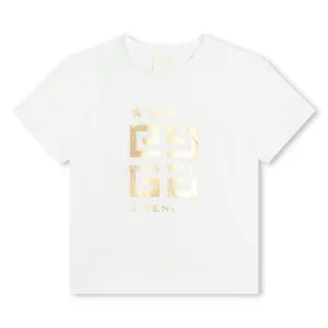 White 4G Logo T-Shirt