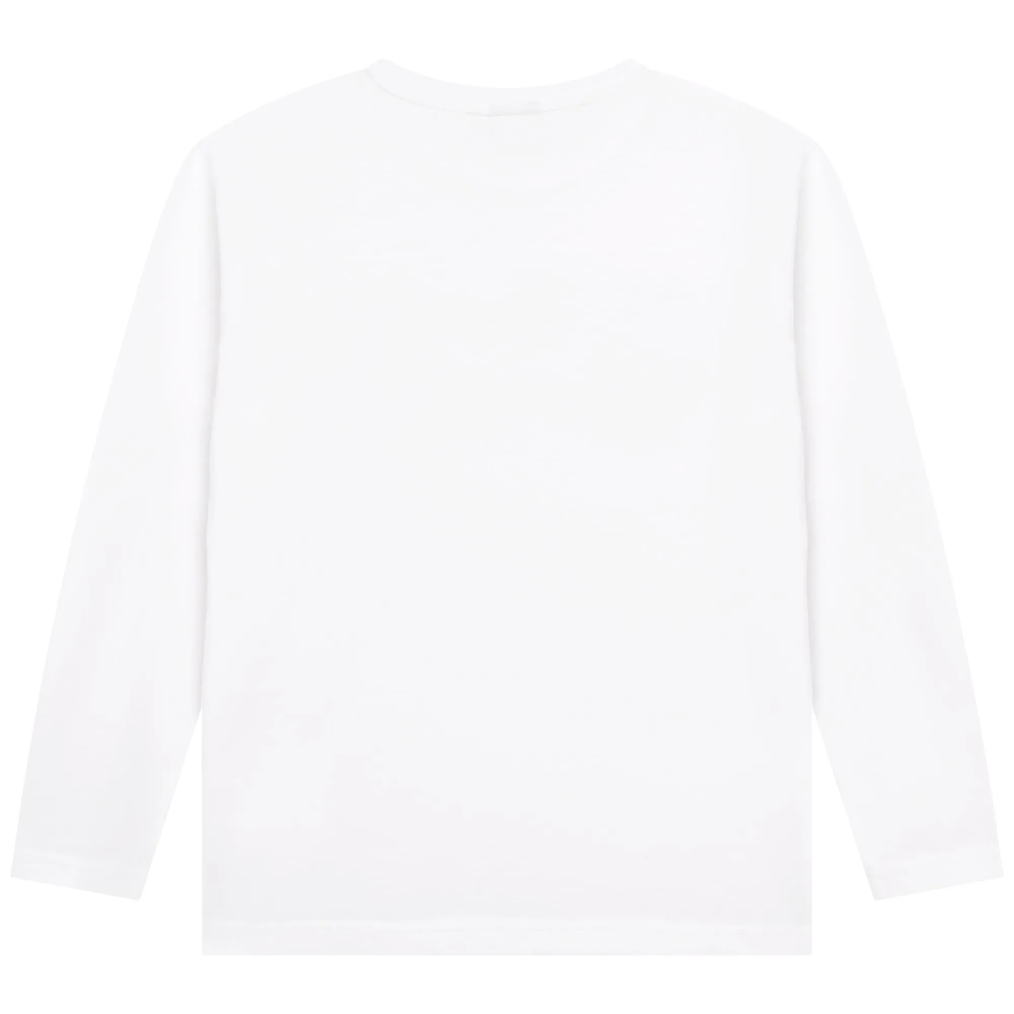 White LS Logo T-Shirt