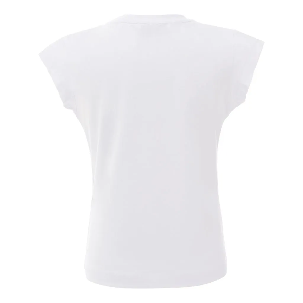 White Yellow Tulle Unicorn T-Shirt